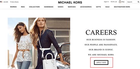 michael kors apply|michael kors sales assistant.